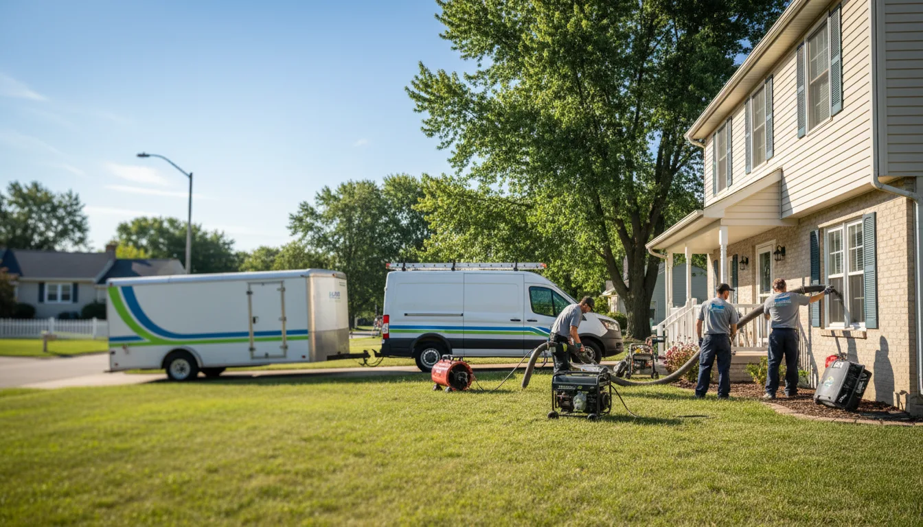 Flooded Basement Restoration And Cleanup With Repair in Kasson, MN near me